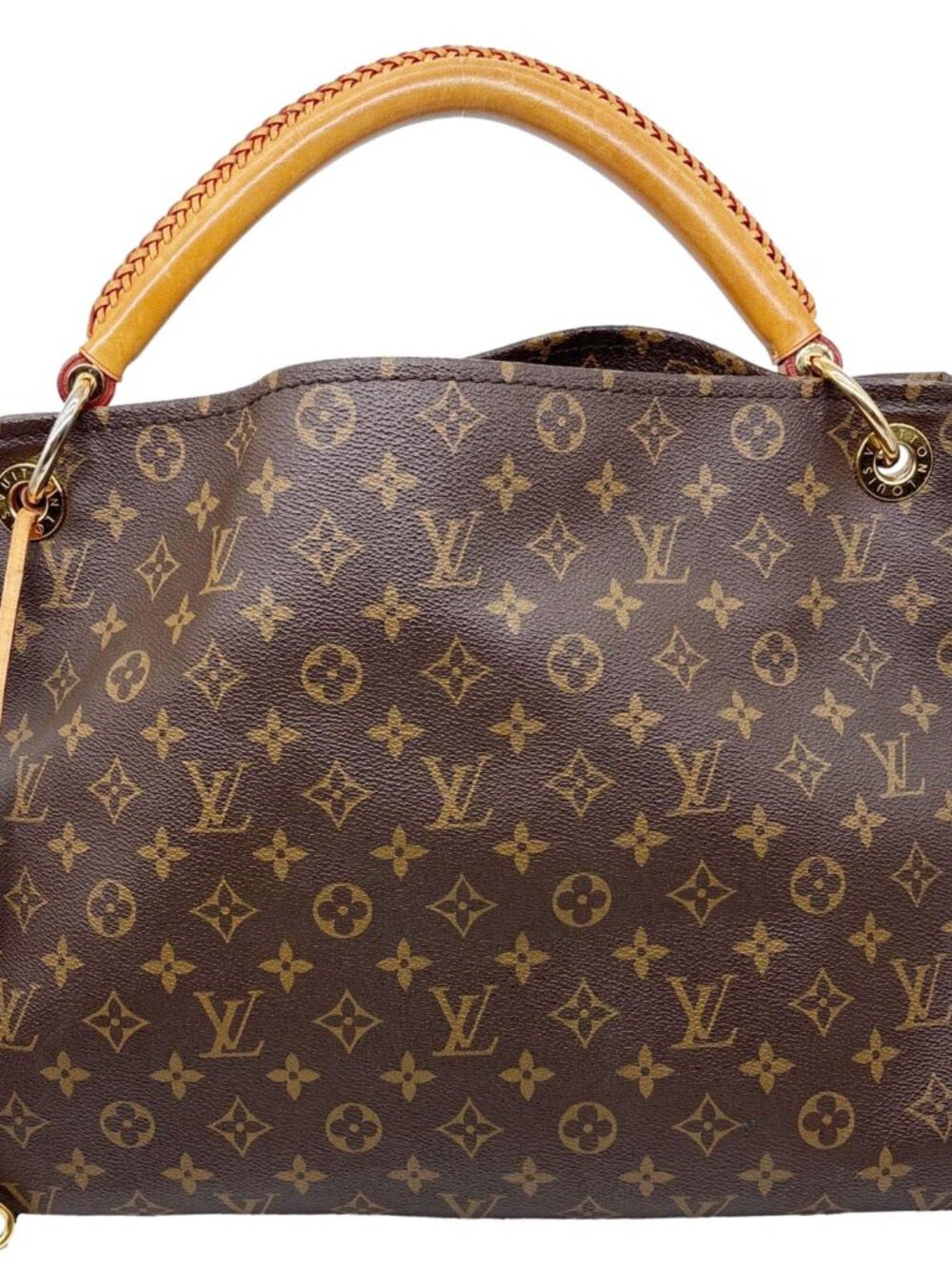 Louis Vuitton  Artsy MM Monogram Canvas Hobo Shoulder Bag Brown